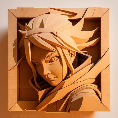 3D model Ino Yamanaka Narutofrom ANIME (STL)